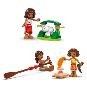 LEGO® ǀ Disney Moana’s Adventure Canoe Building Model Kit and Fantasy Gift 43270