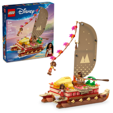 LEGO® ǀ Disney Moana’s Adventure Canoe Building Model Kit and Fantasy Gift 43270
