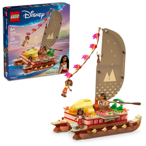 LEGO® ǀ Disney Moana’s Adventure Canoe Building Model Kit and Fantasy Gift 43270