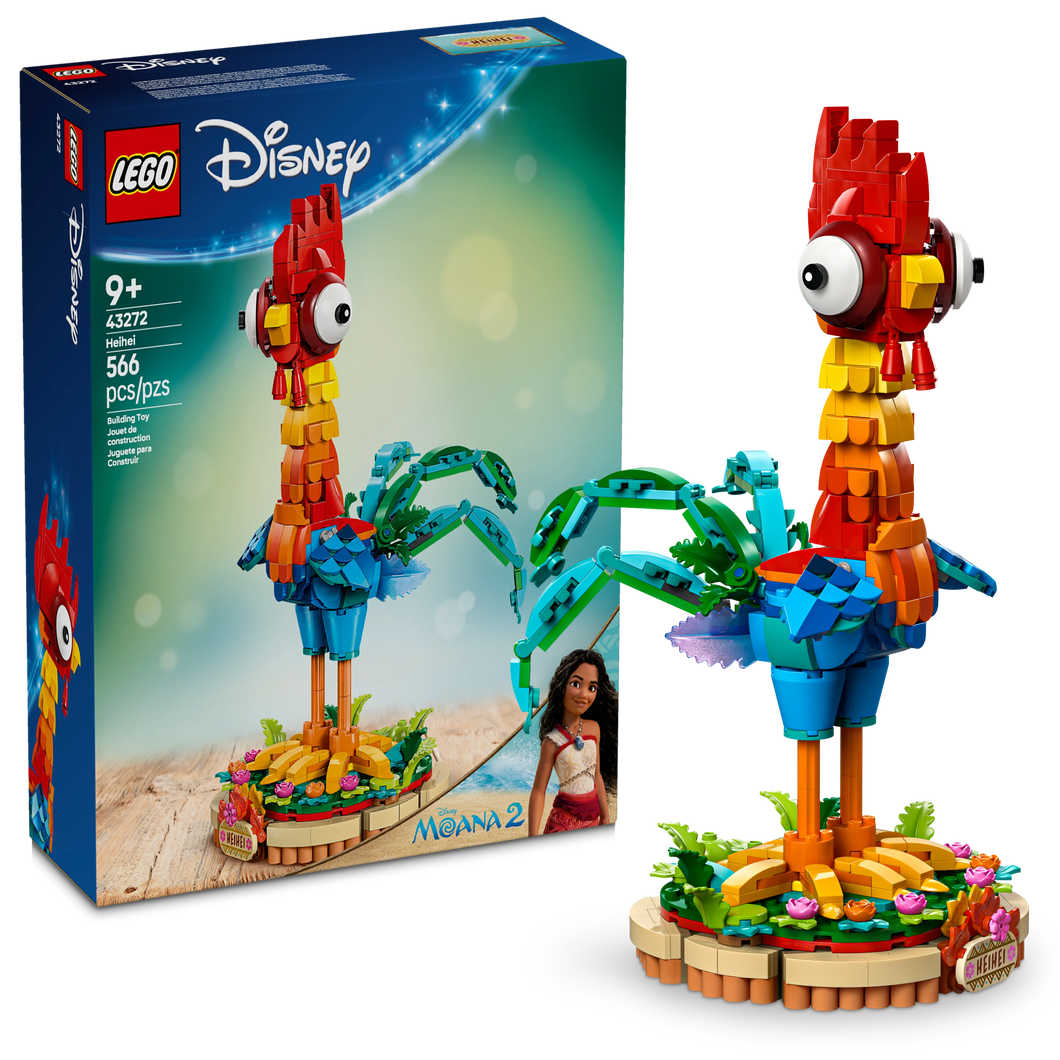 LEGO® ǀ Disney Moana 2 Heihei Buildable Animal Model, Building Playset 43272