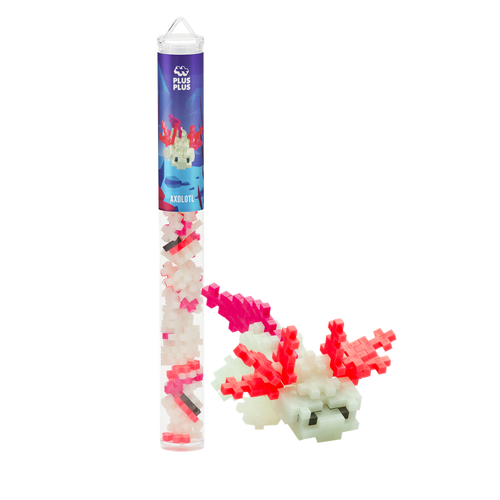 Plus-Plus Tube- AXOLOTL - 70pcs