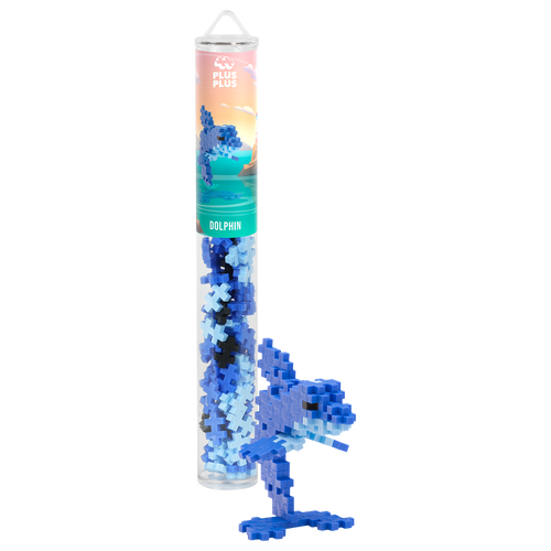 Plus-Plus Tube - DOLPHIN - 70pcs