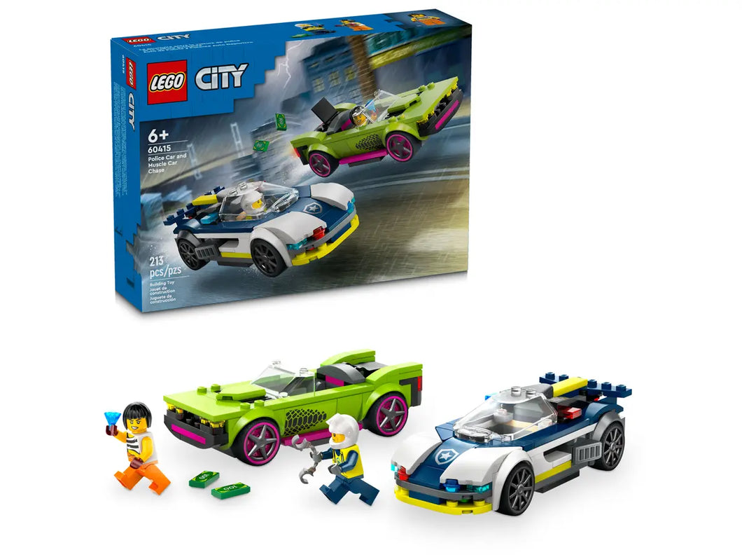 LEGO City Police Car and Muscle Car Chase