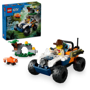 LEGO® City Jungle Explorer ATV Red Panda Mission Vehicle Toy for Ages 6 and up 60424