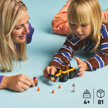 LEGO® City Yellow Construction Wheel Loader Buildable Vehicle Set for Kids Aged 4 Years and up 60450