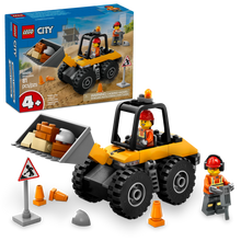 LEGO® City Yellow Construction Wheel Loader Buildable Vehicle Set for Kids Aged 4 Years and up 60450