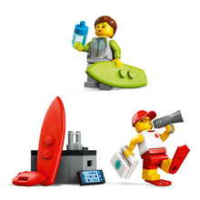 LEGO® City Lifeguard Beach Rescue Truck Playset with 2 Minifigures and Shark Toy Figure 60453