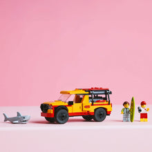 LEGO® City Lifeguard Beach Rescue Truck Playset with 2 Minifigures and Shark Toy Figure 60453