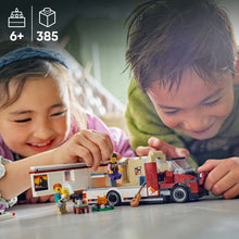 LEGO® City Holiday Adventure Camper Van Toy Vehicle Set for Kids Aged 6 and up 60454