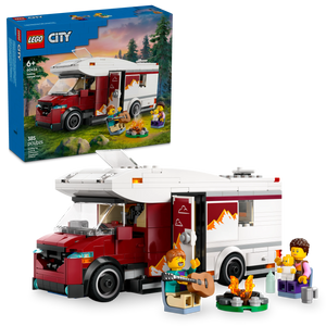 LEGO® City Holiday Adventure Camper Van Toy Vehicle Set for Kids Aged 6 and up 60454
