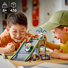LEGO® City No Limits: Race Car Ramp Track Toy Soapbox-Racing Set with Driver Minifigures 60460