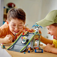 LEGO® City No Limits: Race Car Ramp Track Toy Soapbox-Racing Set with Driver Minifigures 60460
