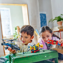 LEGO® City Helicopter, Fire Truck & Submarine Remix Toy Building Set for Kids Aged 7 and up 60462