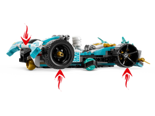 LEGO NINJAGO Zane’s Dragon Power Spinjitzu Race Car 71791 Building Toy Set