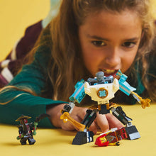 LEGO® NINJAGO® Zane’s Battle Suit Mech Pretend Play Toy Set with 3 Minifigures, Ninja Gift 71827