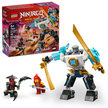 LEGO® NINJAGO® Zane’s Battle Suit Mech Pretend Play Toy Set with 3 Minifigures, Ninja Gift 71827