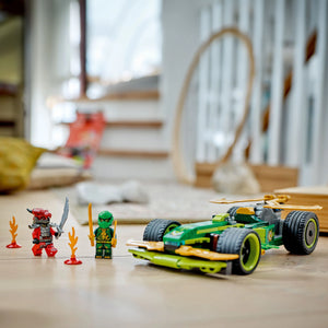 LEGO® NINJAGO® Lloyd’s Pull-Back Race Car Toy Pretend Play Building Kit 71828