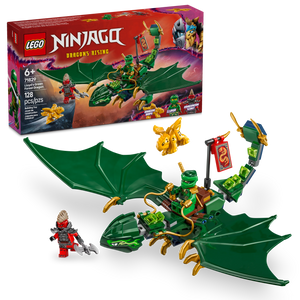 LEGO® NINJAGO® Lloyd’s Green Forest Dragon Toy Building Kit with 2 Minifigures 71829