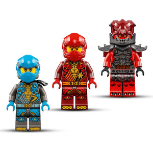 LEGO® NINJAGO® Kai’s Mech Storm Rider Combo Ninja Toy Building Kit with 3 Minifigures 71830