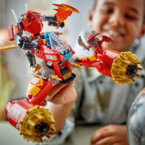 LEGO® NINJAGO® Kai’s Mech Storm Rider Combo Ninja Toy Building Kit with 3 Minifigures 71830