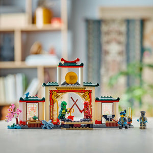 LEGO® NINJAGO® Ninja Spinjitzu Temple Action Toy Playset with 4 Minifigures and Dragon Model 71831