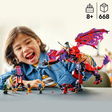 LEGO® NINJAGO® Thunderfang Dragon of Chaos Ninja Toy Set, Battle Playset with 6 Minifigures 71832
