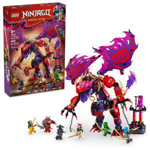 LEGO® NINJAGO® Thunderfang Dragon of Chaos Ninja Toy Set, Battle Playset with 6 Minifigures 71832