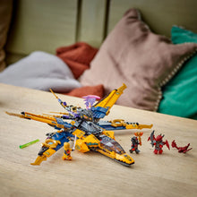 LEGO® NINJAGO® Ras and Arin’s Super Storm Jet Toy Building Set for Kids with 3 Minifigures 71833