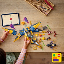 LEGO® NINJAGO® Ras and Arin’s Super Storm Jet Toy Building Set for Kids with 3 Minifigures 71833
