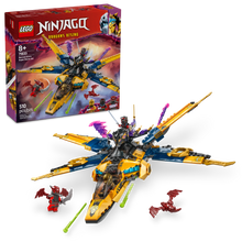 LEGO® NINJAGO® Ras and Arin’s Super Storm Jet Toy Building Set for Kids with 3 Minifigures 71833