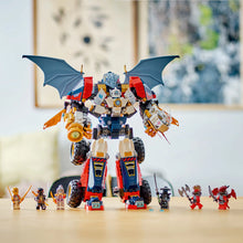 LEGO® NINJAGO® Zane’s Ultra Combiner Mech Toy, 4-in-1 Building Set with Car, Jet and Dragon 71834