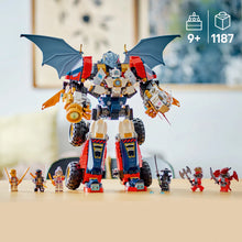 LEGO® NINJAGO® Zane’s Ultra Combiner Mech Toy, 4-in-1 Building Set with Car, Jet and Dragon 71834