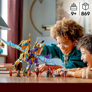 LEGO® NINJAGO® Arc Dragon of Focus Ninja Toy Set, Battle Playset with 8 Minifigures 71836
