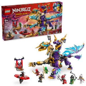 LEGO® NINJAGO® Arc Dragon of Focus Ninja Toy Set, Battle Playset with 8 Minifigures 71836