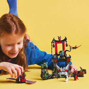 LEGO® NINJAGO® Dragonian Storm Village Battle Arena Set with 6 Minifigures and a Spinner Toy 71841