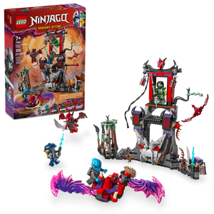 LEGO® NINJAGO® Dragonian Storm Village Battle Arena Set with 6 Minifigures and a Spinner Toy 71841