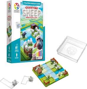 Smart Games - Counting Sheep - Educational Brain Teaser Game - Multi-Level Logic and Thinking Challenge Game