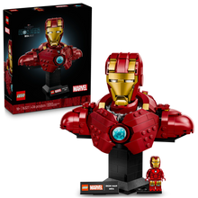 LEGO® ǀ Marvel Iron Man MK4 Bust, Buildable Model for Adults with Minifigure, Collectible Gift 76327