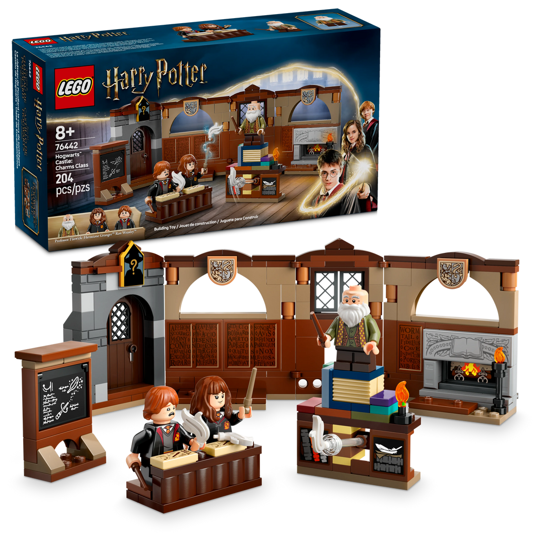 LEGO® Harry Potter™ Hogwarts™ Castle: Charms Class, Wizard Toy for Kids, Classroom Playset 76442
