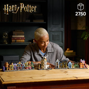 LEGO® Harry Potter™ Diagon Alley™ Wizarding Shops, Wizard Set for Adults, Magic Display Model 76444