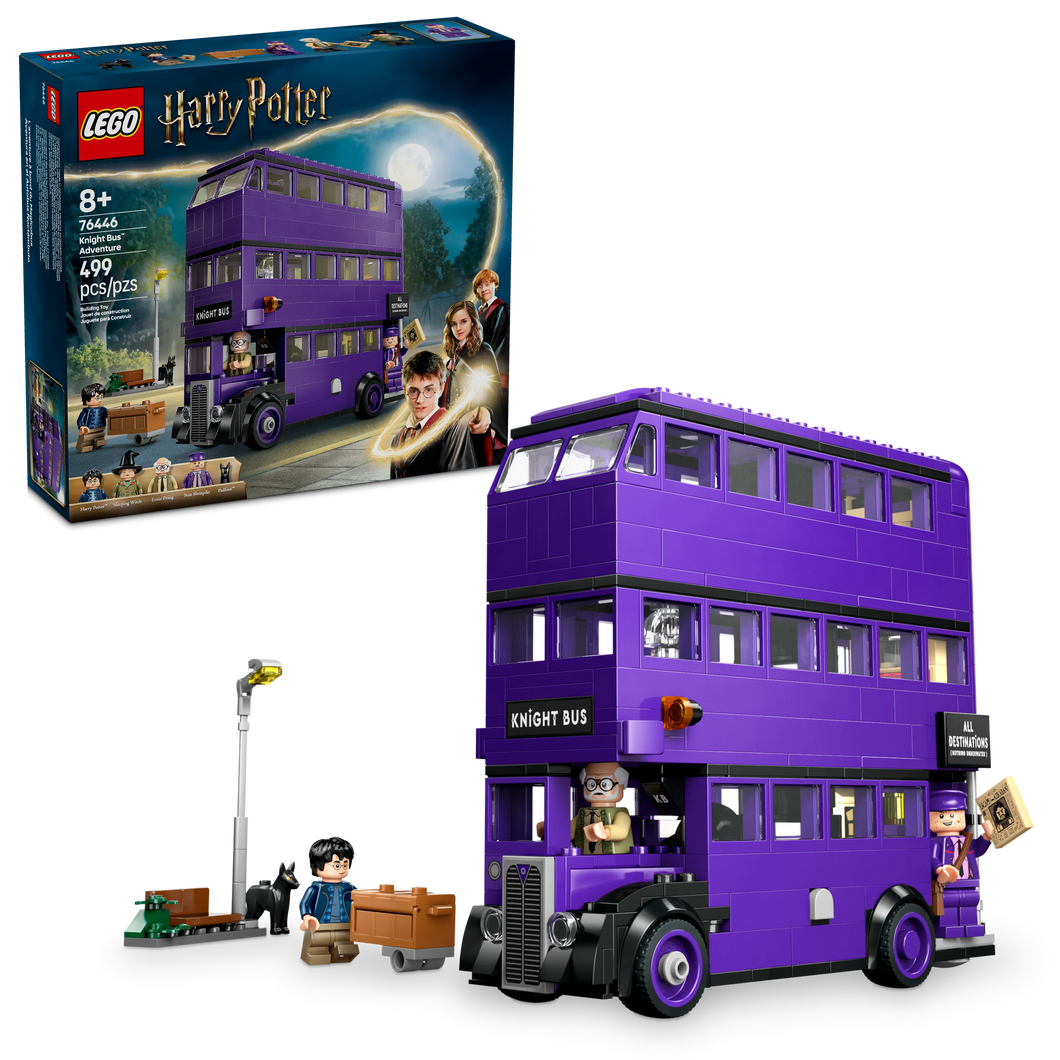 LEGO® Harry Potter™ Knight Bus™ Adventure, Magic Vehicle Toy for Kids, Unique Birthday Present 76446