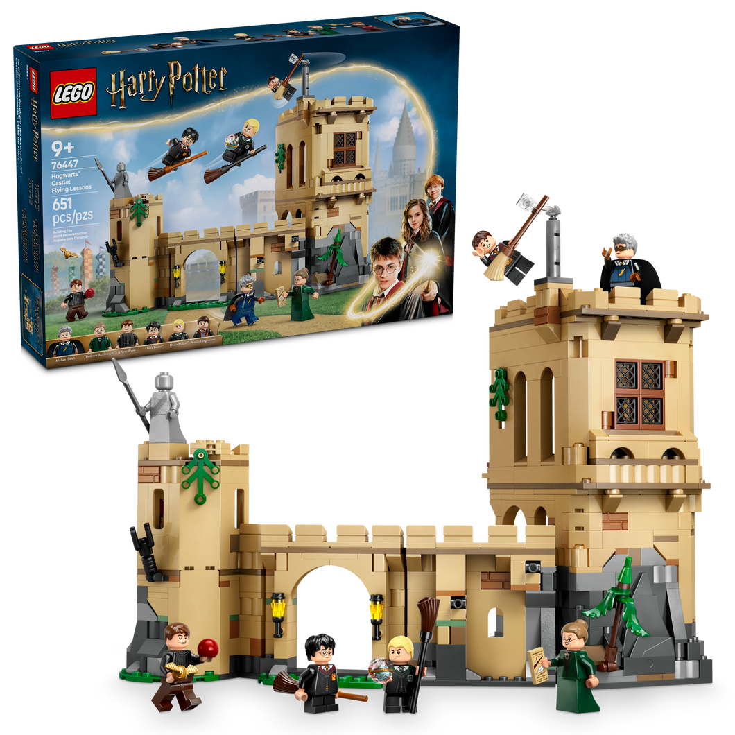 LEGO® Harry Potter™ Hogwarts™ Castle: Flying Lessons Adventure Set, Wizard Gift for Kids 76447