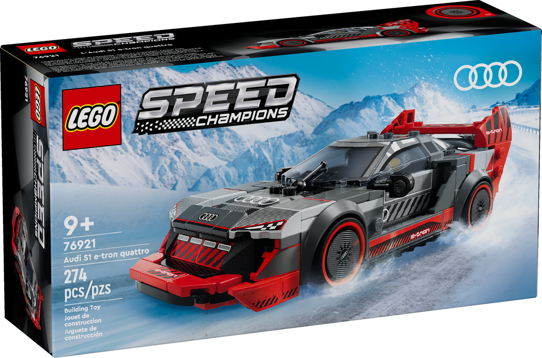 LEGO® Speed Champions Audi S1 e-tron quattro Race Car Toy Set 76921