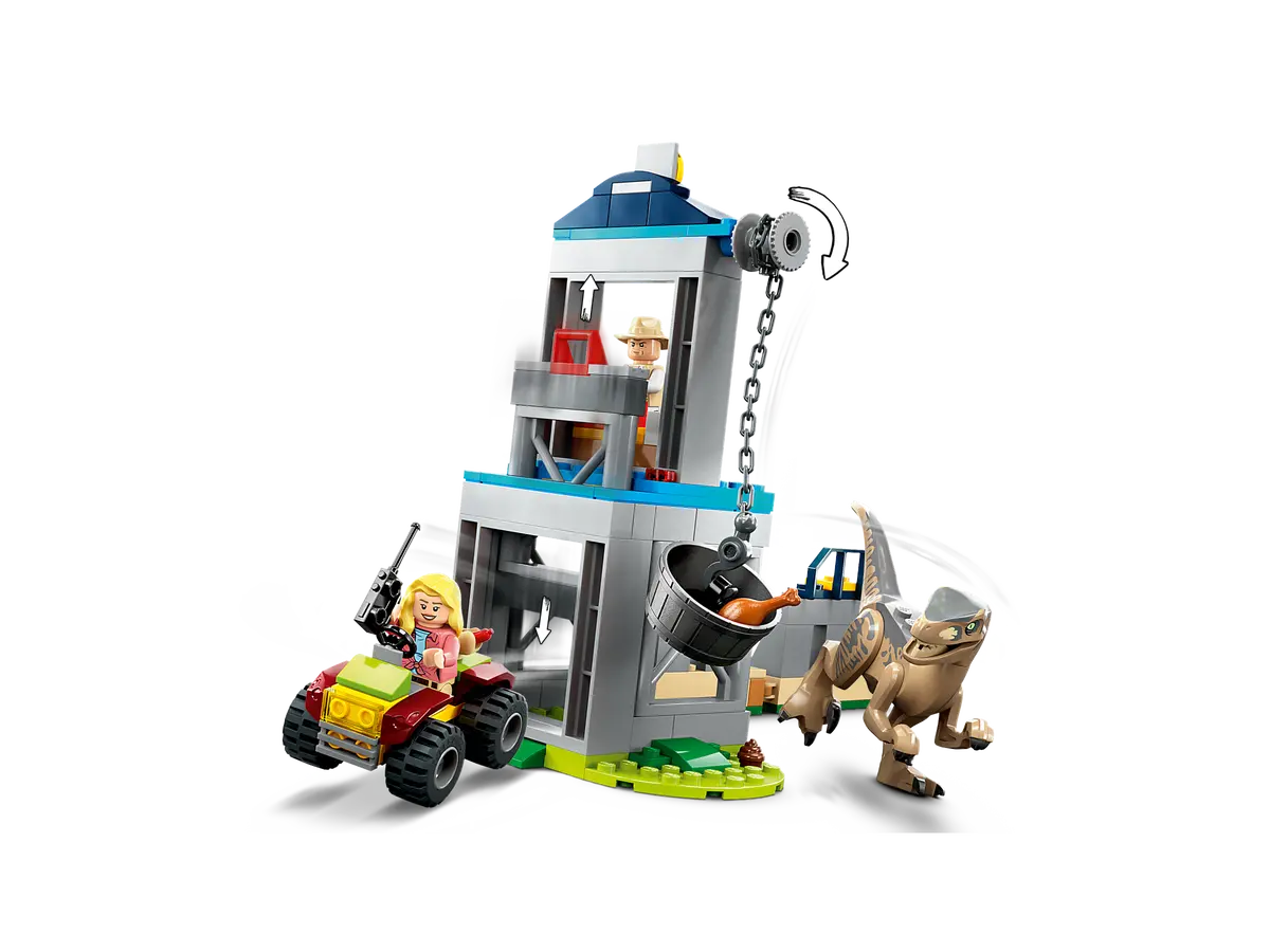 Lego jurassic world velociraptor set hotsell