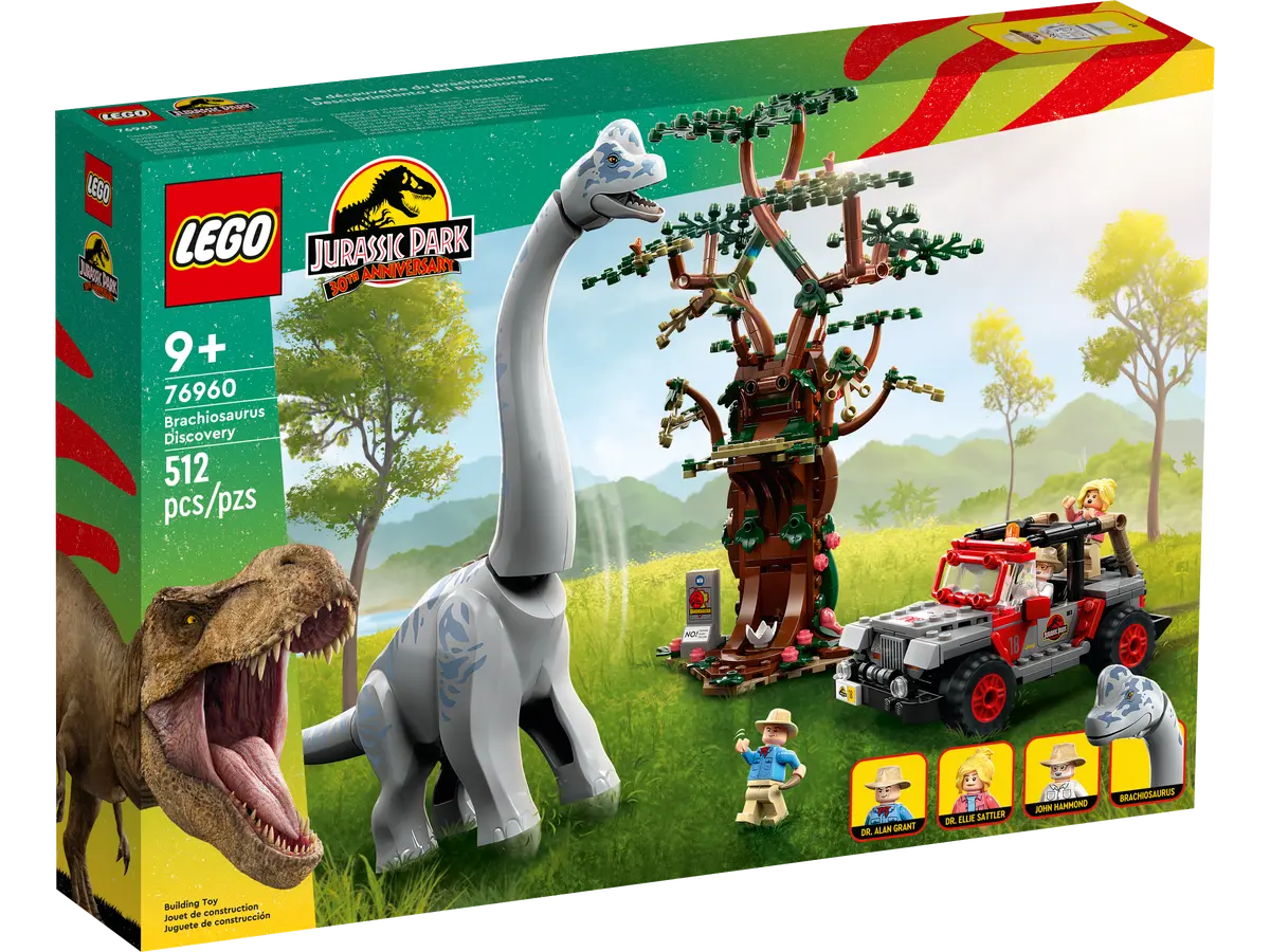 LEGO Jurassic Park Brachiosaurus Discovery 76960 30th Anniversary Dino