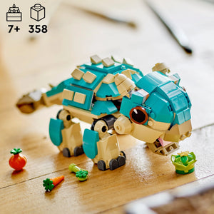 LEGO® Jurassic World Baby Bumpy: Ankylosaurus Dinosaur Toy, Fun Gift for Camp Cretaceous Fans 76962