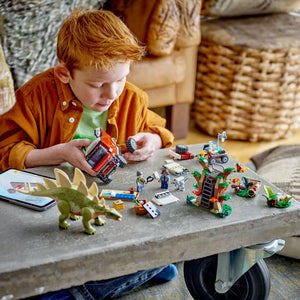 LEGO® Jurassic World Dinosaur Missions: Stegosaurus Discovery Toy, Fun Holiday Gift for Kids 76965