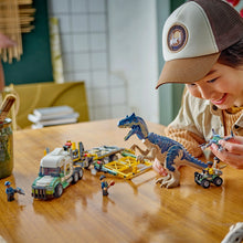 LEGO® Jurassic World Dinosaur Missions: Allosaurus Transport Truck Toy, Fun Gift Idea for Kids 76966