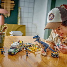 LEGO® Jurassic World Dinosaur Missions: Allosaurus Transport Truck Toy, Fun Gift Idea for Kids 76966