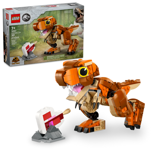 LEGO® Jurassic World Little Eatie: T. rex Dinosaur Model Building Kit Prehistoric Display Gift 76967